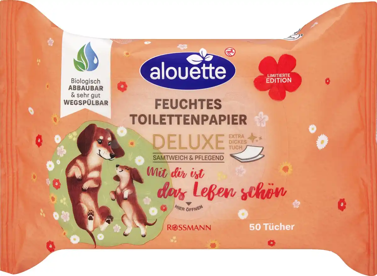 Bild 1 von alouette Deluxe feuchte Toilettentücher Limited Edition