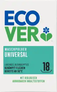 Ecover Universalwaschmittel Pulver Lavendel & Eukalyptus 18 WL