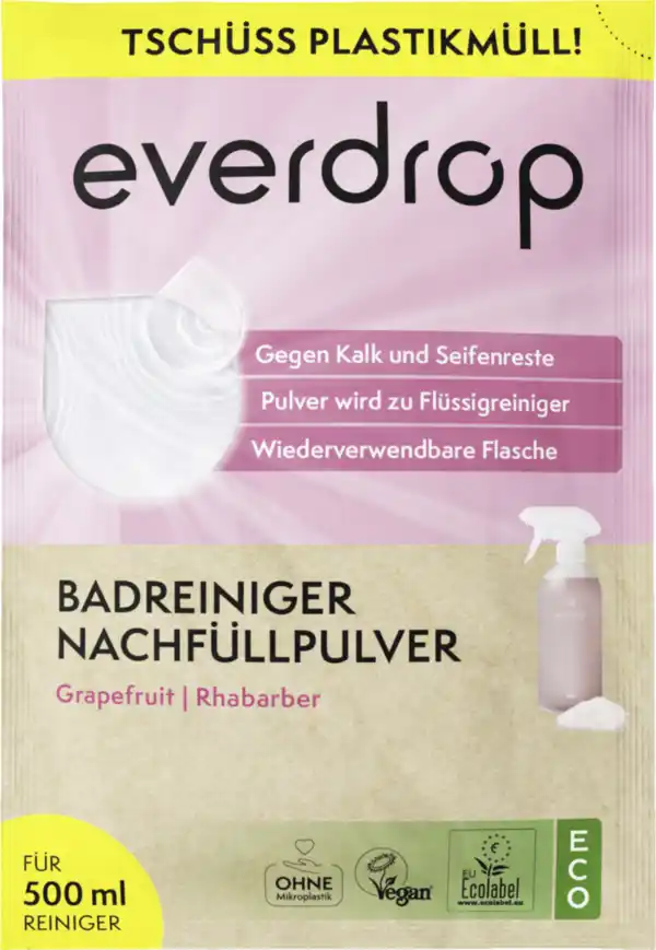 Bild 1 von everdrop Badreiniger Power-Pulver Nachfüller, 30 g