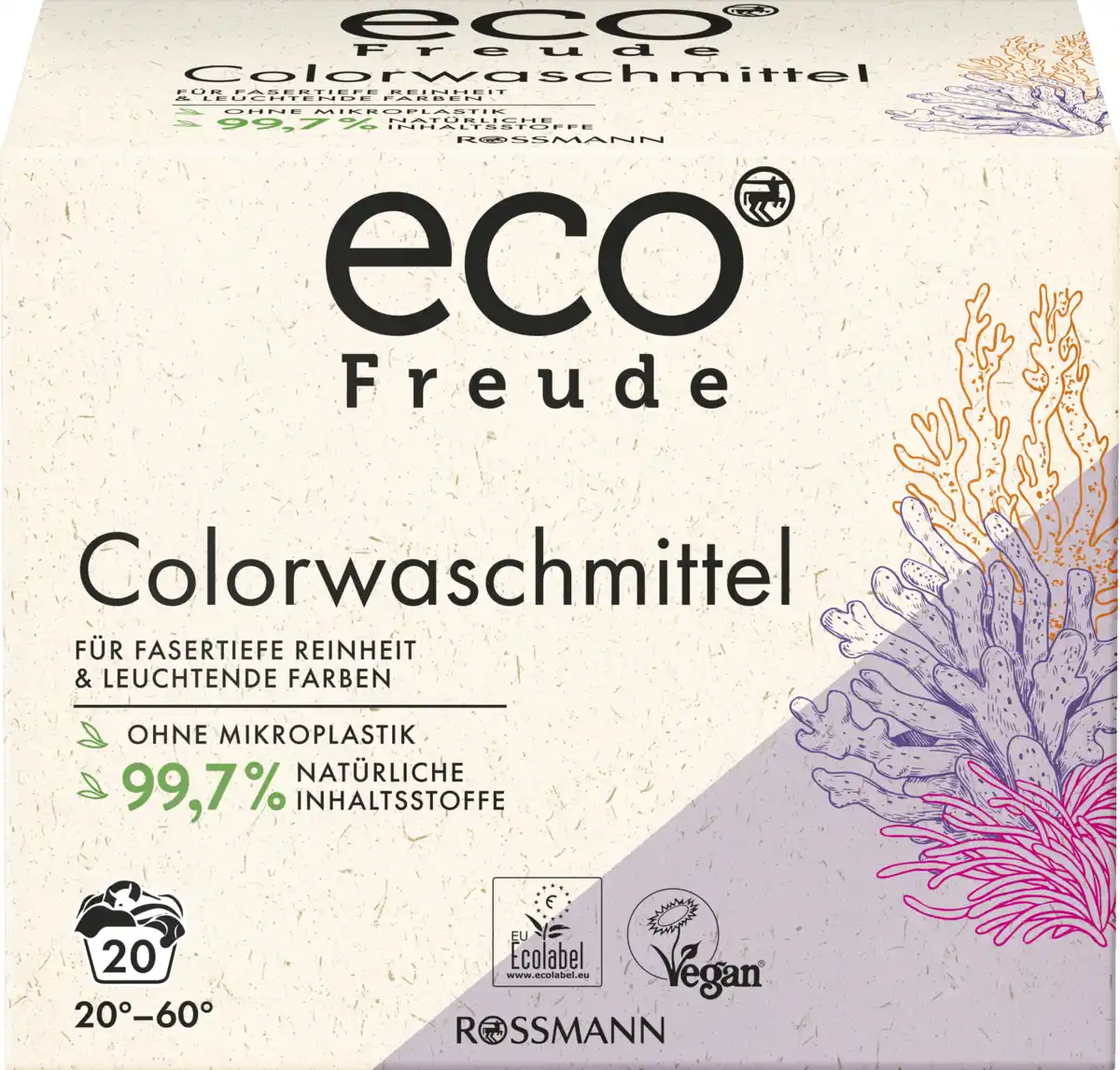 Bild 1 von eco Freude Colorwaschmittel Pulver 20 WL
