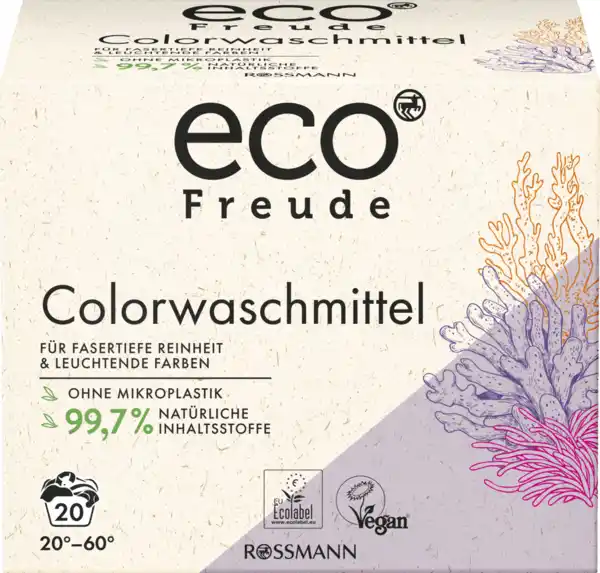 Bild 1 von eco Freude Colorwaschmittel Pulver 20 WL