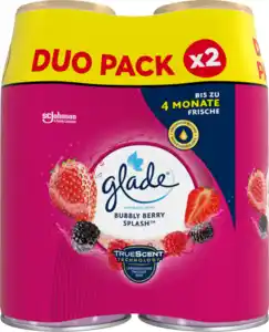 Glade Automatic Spray Lufterfrischer Bubbly Berry Splash Doppelpack, 538 ml