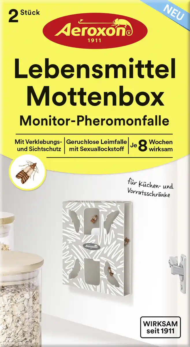 Bild 1 von Aeroxon Lebensmittel Mottenbox Monitor-Pheromonfalle