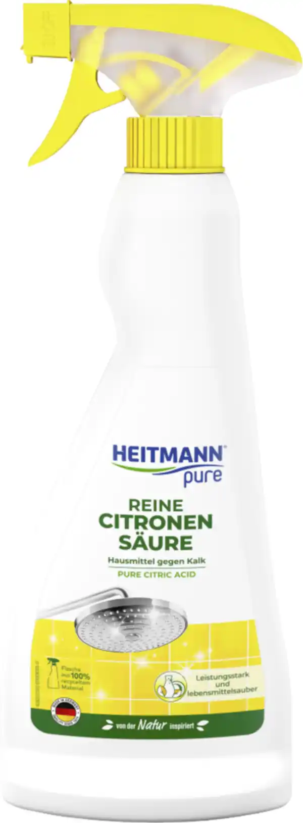 Bild 1 von Heitmann pure Reine Citronensäure Spray, 500 ml