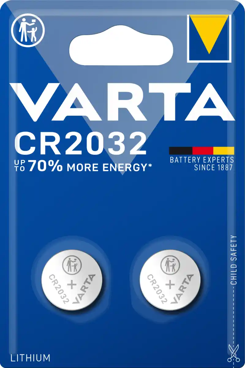 Bild 1 von Varta CR2032 Lithium Knopfzellen