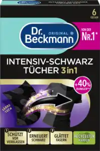 Dr. Beckmann Intensiv-Schwarz Tücher 3in1