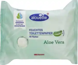 alouette Classic Feuchtes Toilettenpapier Aloe Vera