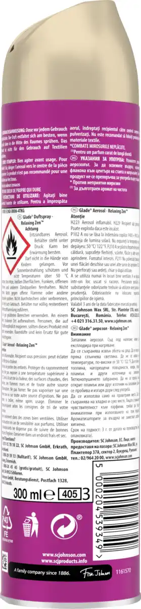 Bild 2 von Glade Duftspray Relaxing Zen™, 300 ml