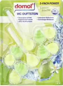 domol WC-Duftstein 5-fach Power Lemonfrische, 110 g