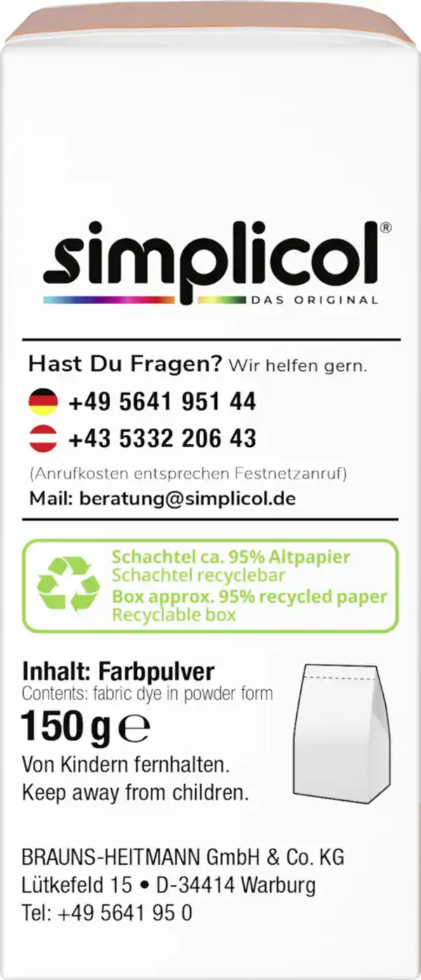 Bild 4 von simplicol Textilfarbe expert India-Orange