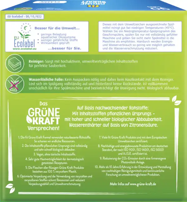 Bild 2 von fit Grüne Kraft Classic Tabs XXL-Pack