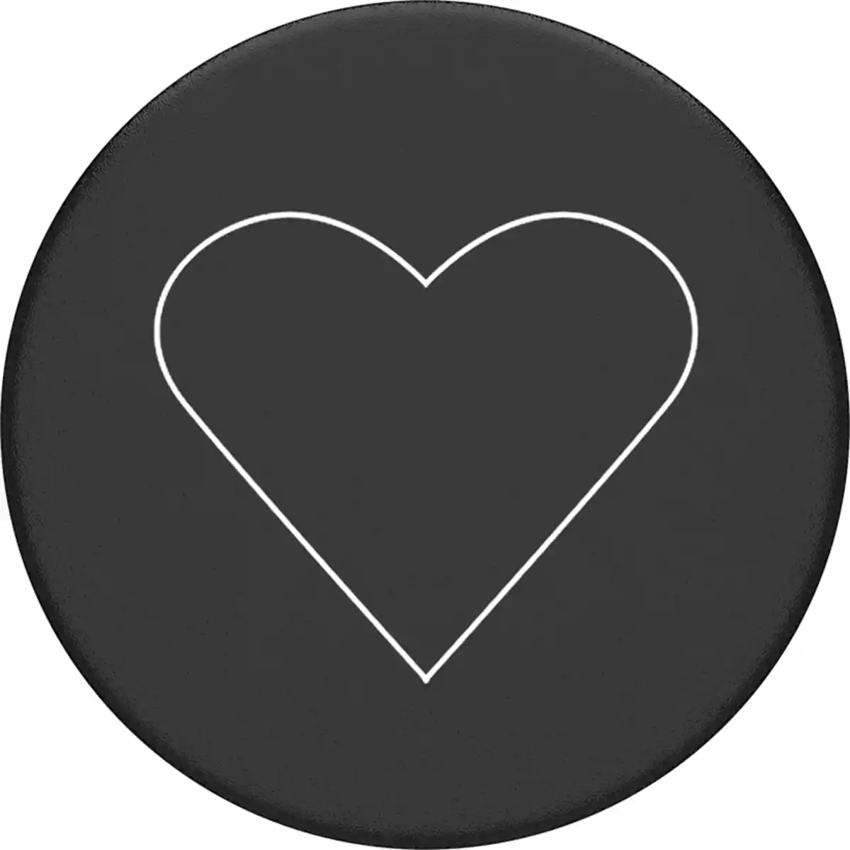 Bild 1 von PopSockets PopGrip White Heart Black