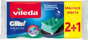 Vileda Glitzi PUR Active Schwamm 2+1 Sparpack