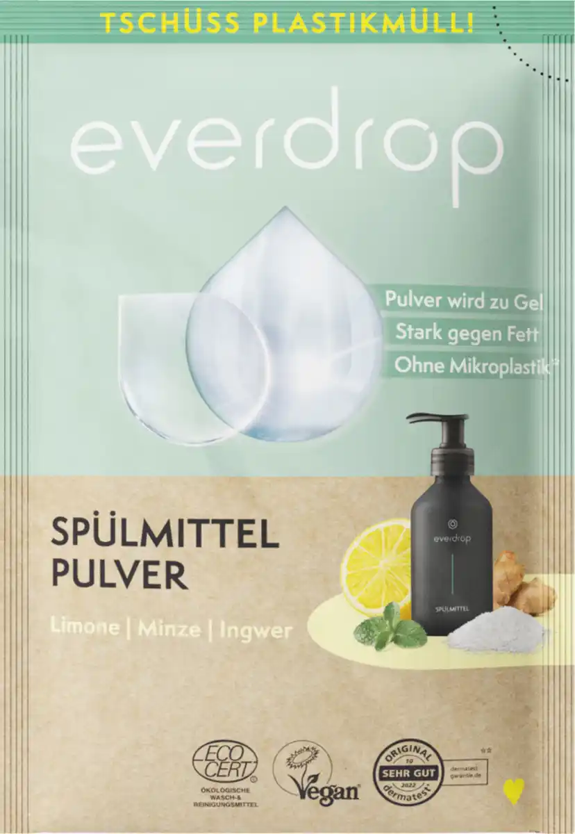 Bild 1 von everdrop Spülmittel Pulver, 25 g
