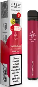 Elfbar 600 CP Watermelon E-Zigarette, 2 ml