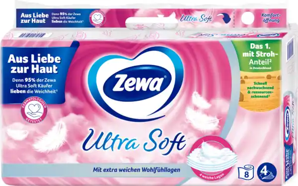 Bild 1 von Zewa Toilettenpapier Ultra Soft