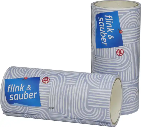 Bild 2 von flink & sauber 2er Pack Austausch-Fusselrolle