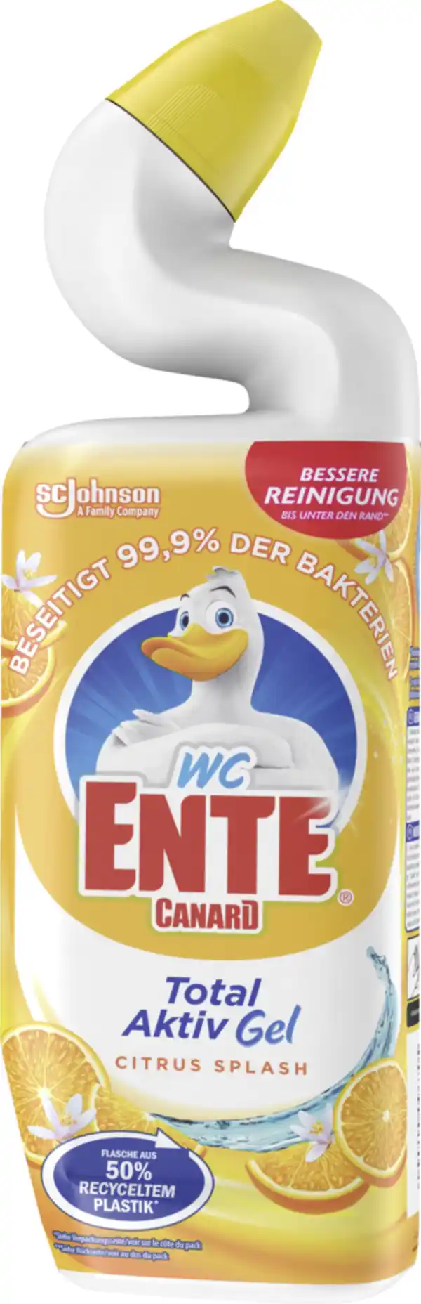 Bild 1 von WC-Ente Total Aktiv Gel Citrus, 750 ml