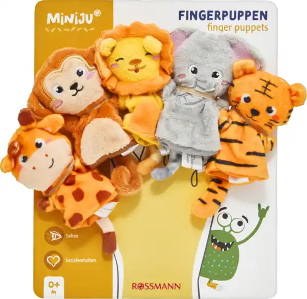 Bild 1 von Miniju Fingerpuppen Wildnis