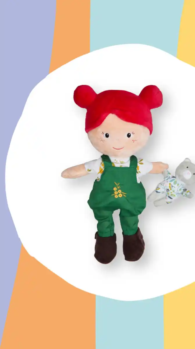 Bild 4 von Miniju Stoffpuppe braunhaarig