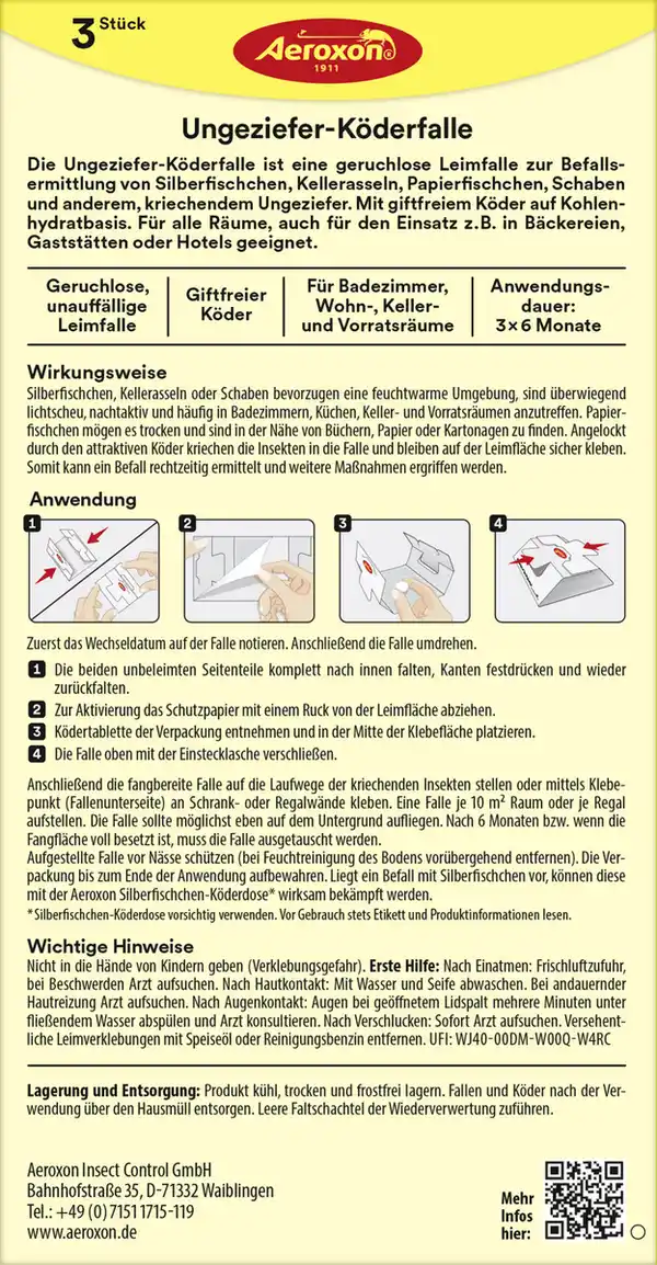 Bild 2 von Aeroxon Ungeziefer-Köderfalle