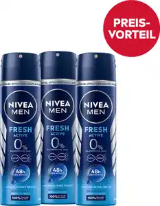 NIVEA MEN Deospray Fresh Active Vorteilsset, 450 ml