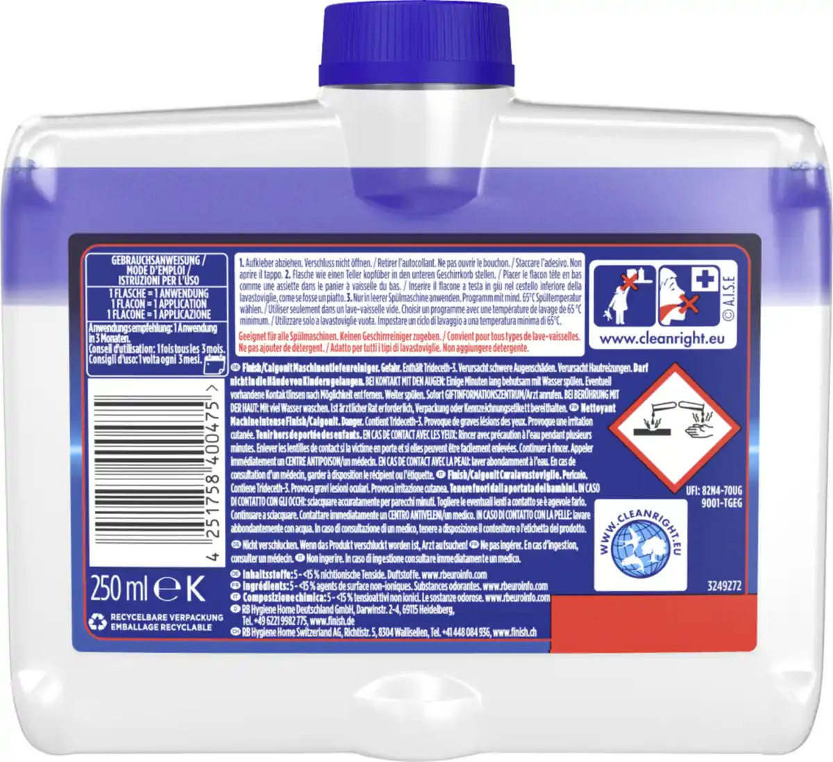 Bild 2 von Finish Maschinentiefenreiniger, 250 ml