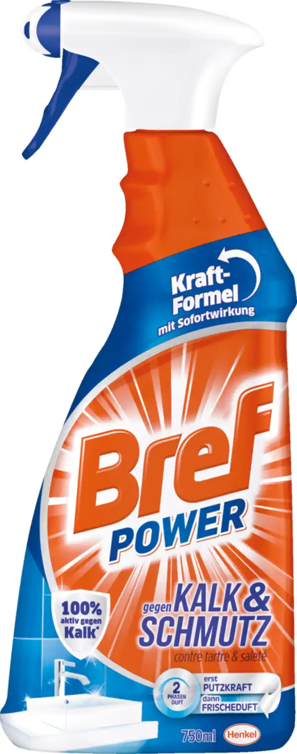 Bild 1 von Bref Power gegen Kalk & Schmutz, 750 ml