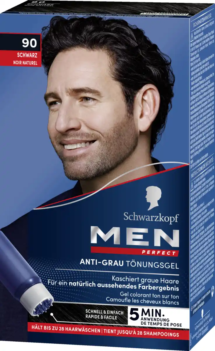 Bild 2 von Men Perfect Anti-Grau Tönungs-Gel 90 Schwarz