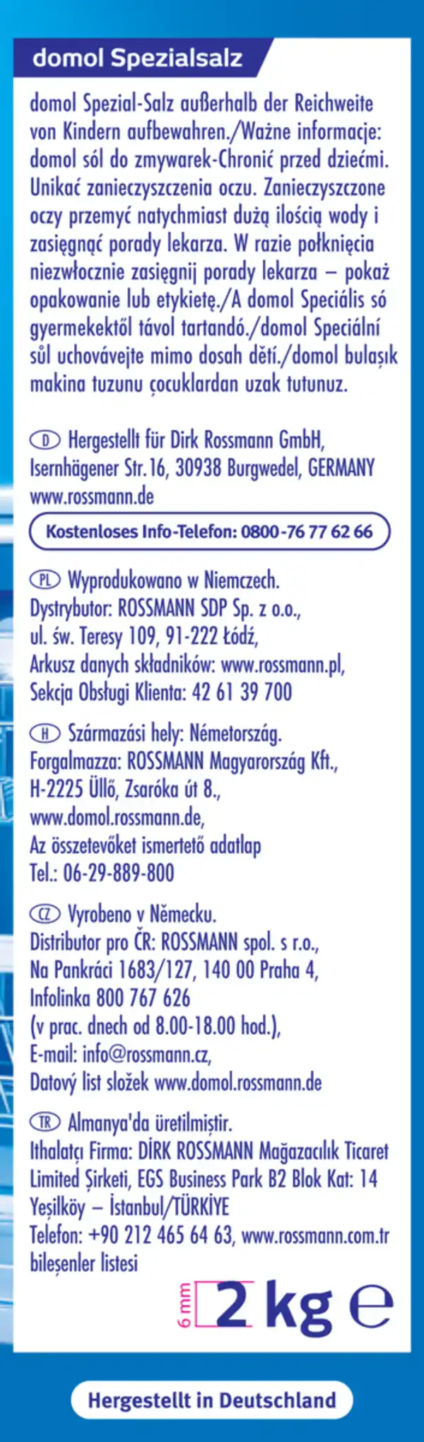 Bild 3 von domol Spezial-Salz, 2 kg