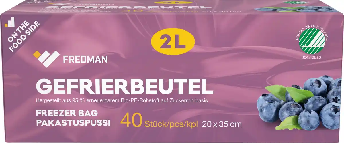 Bild 1 von Fredman Gefrierbeutel 2 l