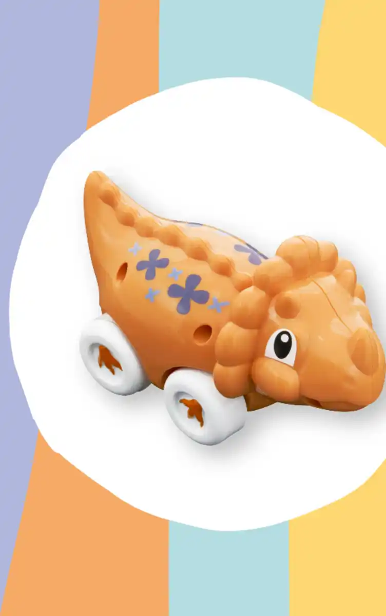 Bild 4 von Miniju Dino Auto gelb