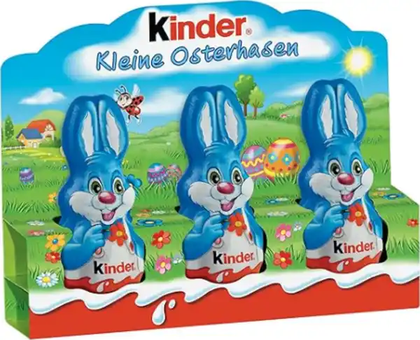 Bild 1 von Ferrero Kinder 3er Set Osterhasen, 45 g