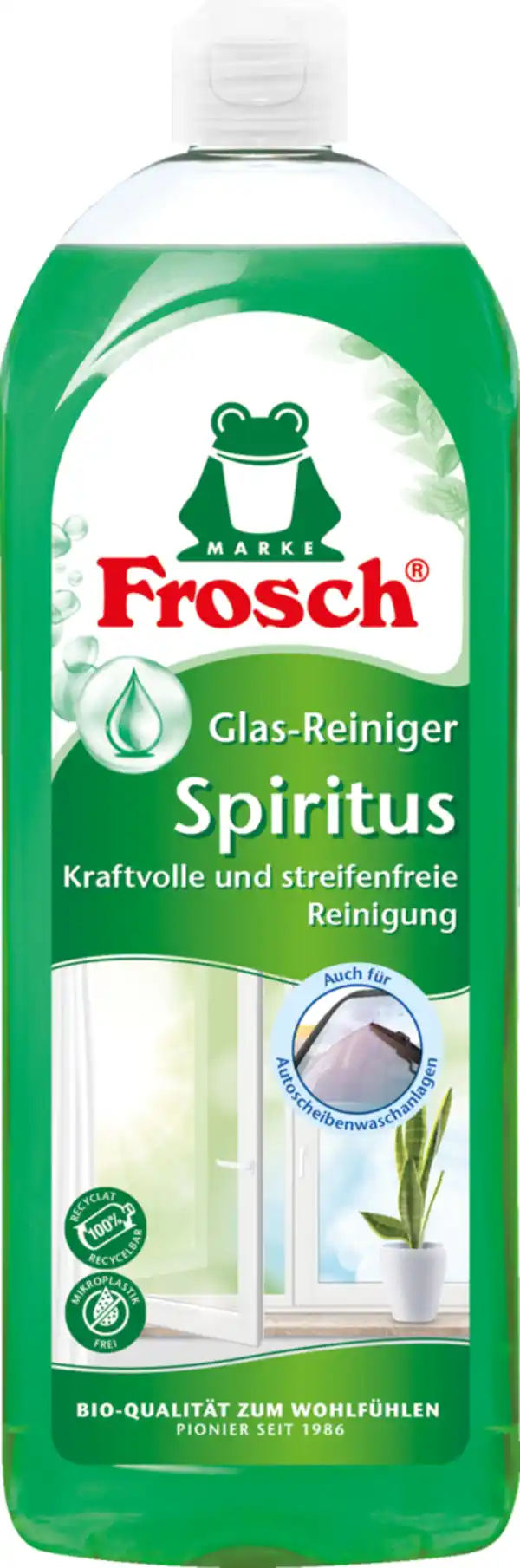 Bild 1 von Frosch Spiritus Glas-Reiniger, 750 ml