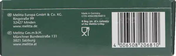 Bild 4 von Melitta Filtertüten Original Gr. 1 x 4