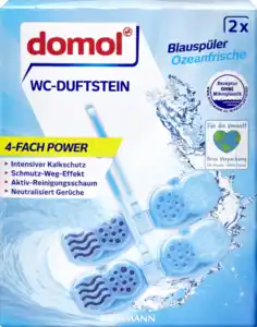 domol WC-Duftstein Blauspüler Ozeanfrische, 96 g