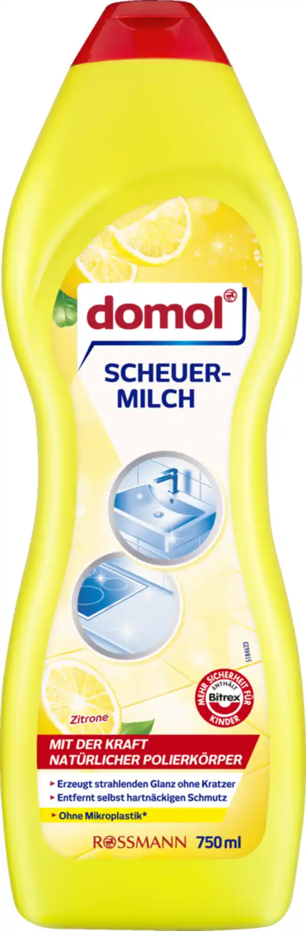 Bild 1 von domol Scheuermilch Zitrone, 750 ml