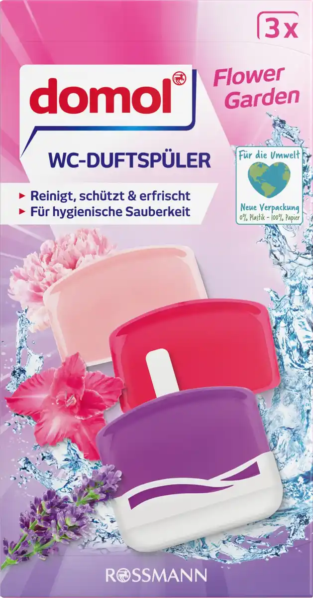 Bild 1 von domol WC-Duftspüler Flower Garden, 165 ml