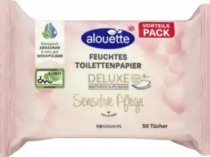 alouette Deluxe feuchte Toilettentücher sensitiv