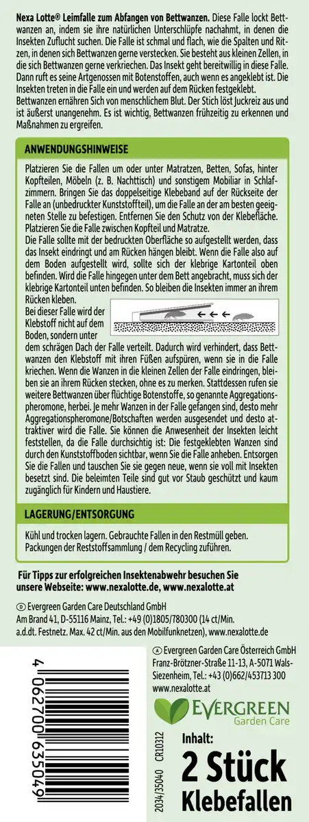 Bild 2 von Nexa Lotte Bettwanzen Leimfalle