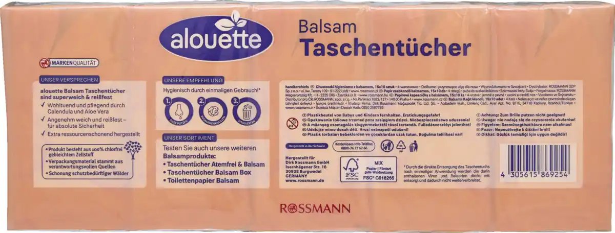 Bild 2 von alouette Taschentücher Balsam