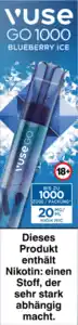 Vuse GO 1000 Blueberry Ice Einweg E-Zigarette, 2 ml