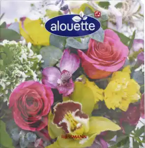 alouette Serviette Blumenstrauß