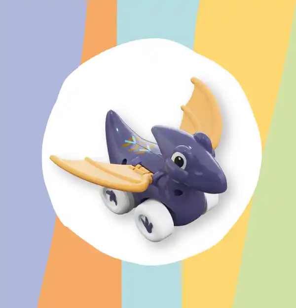 Bild 4 von Miniju Dino Auto lila mit Flügel