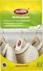 RUBIN Mottenpapier