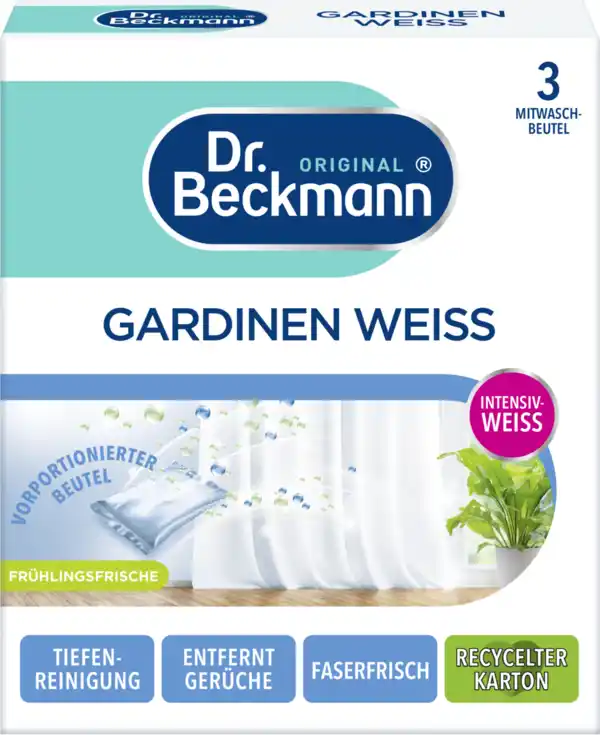 Bild 1 von Dr. Beckmann Gardinen Weiß, 120 g