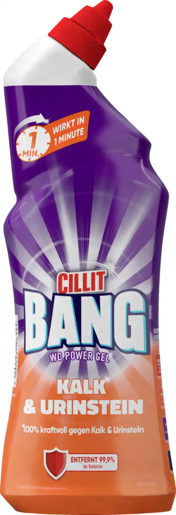 Bild 1 von Cillit BANG WC Powergel Kalk und Urinstein, 750 ml