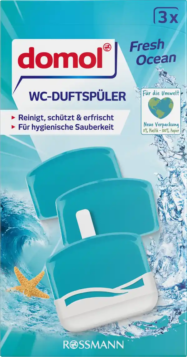 Bild 1 von domol WC-Duftspüler Fresh Ocean, 165 ml