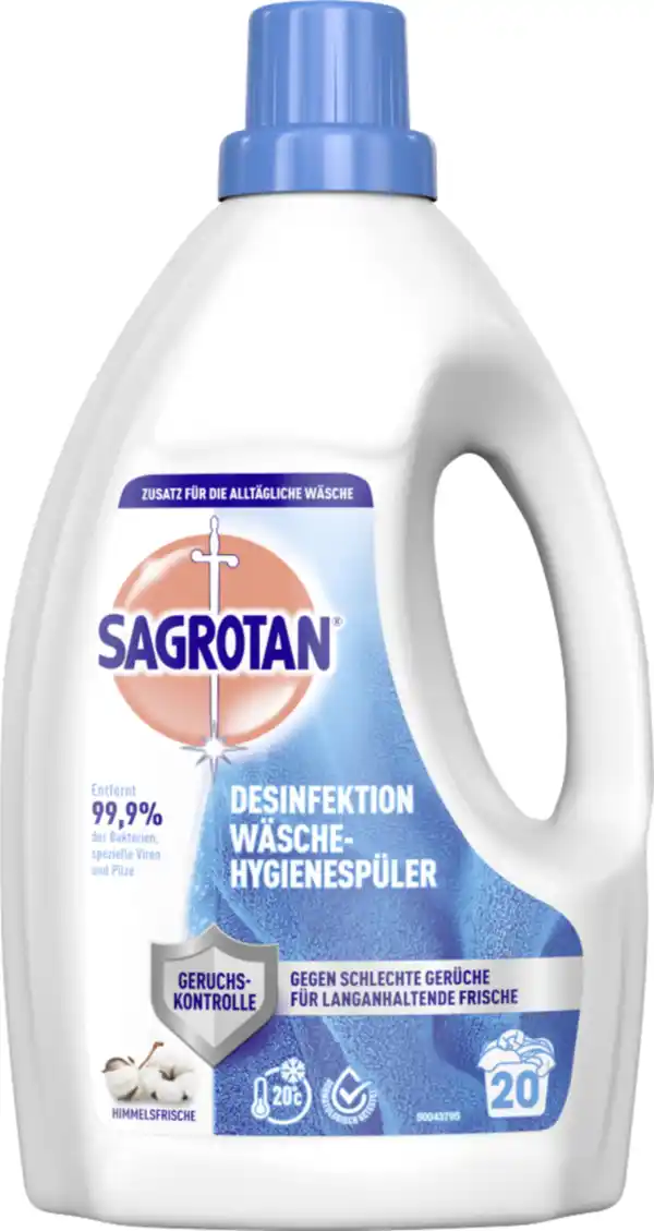 Bild 1 von Sagrotan Wäsche-Hygienespüler Desinfektion Himmelsfrische 20 WL