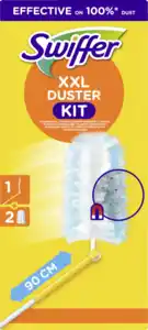 Swiffer XXL Duster Staubmagnet Kit (Griff + 2 Tücher)